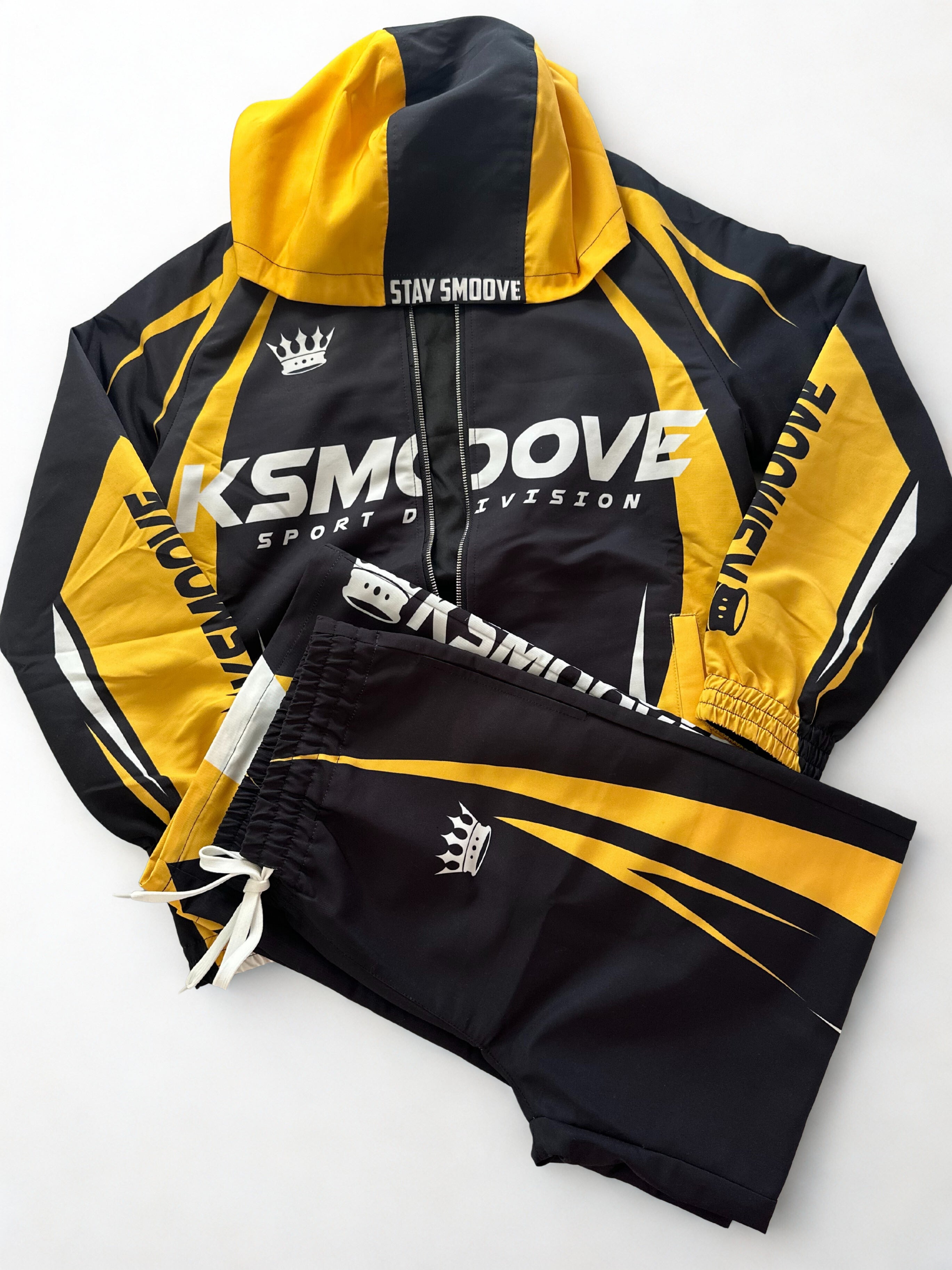 Nylon Track Suit Set